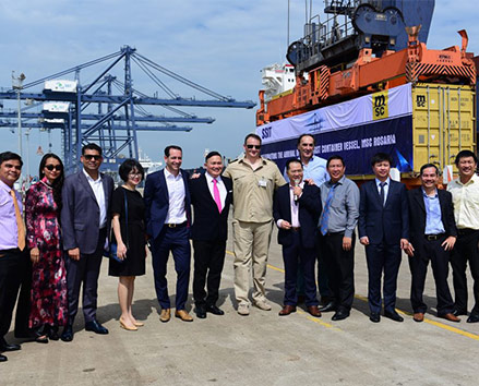 The SSIT Port Welcomes First Container Vessel